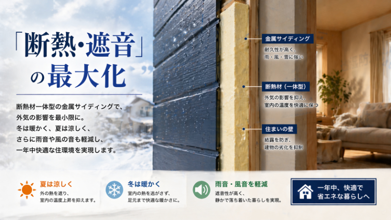 断熱・遮音の効果