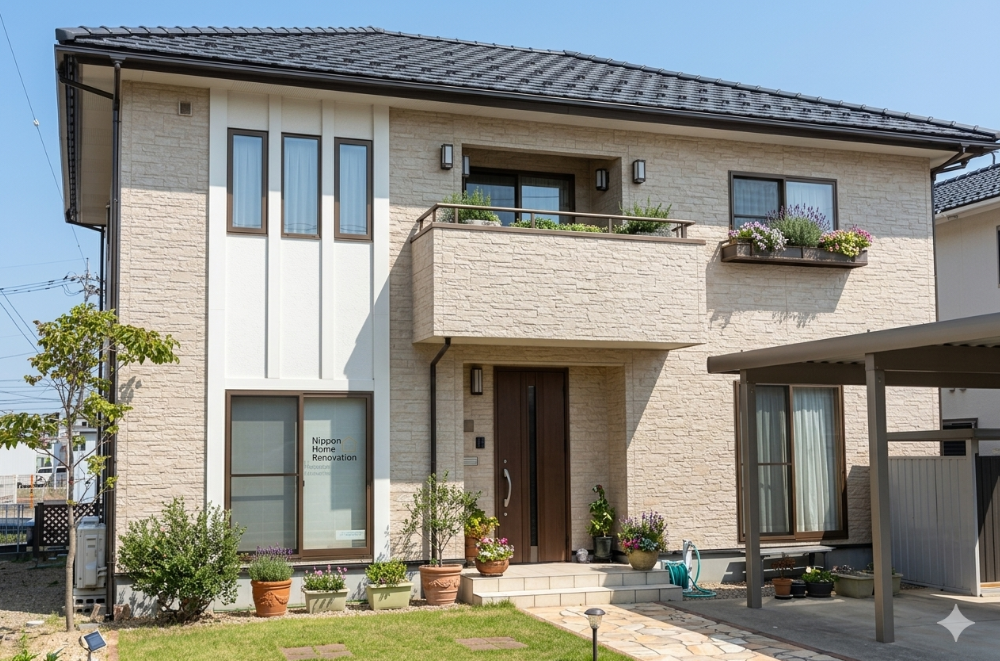 福井市永平寺町のお客様宅 外壁