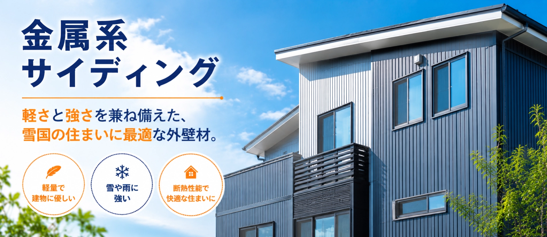 金属サイディングとは？