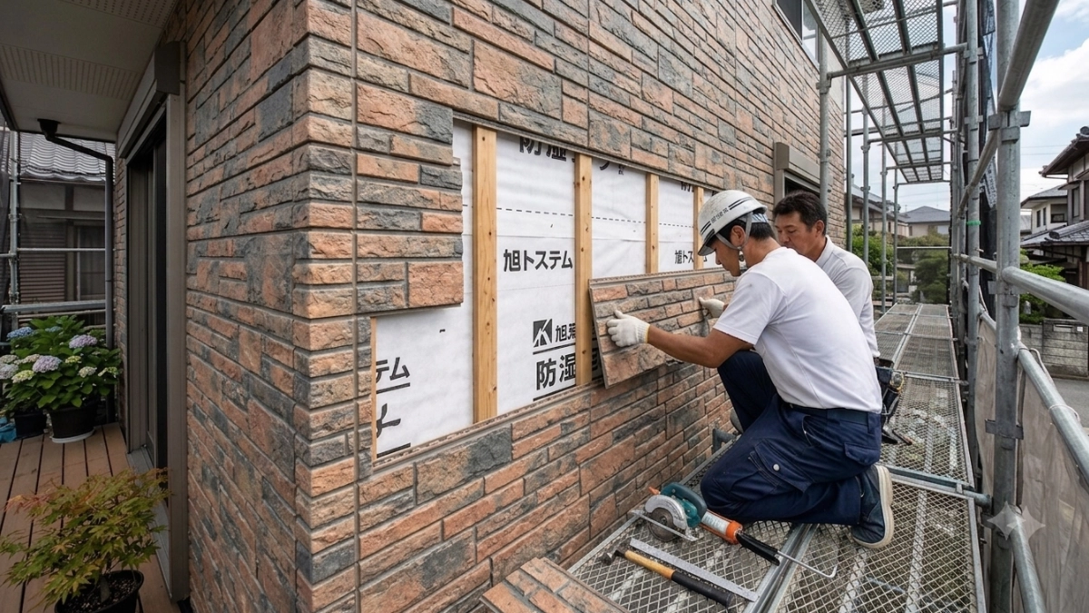 窯業系サイディングの部分補修プラン